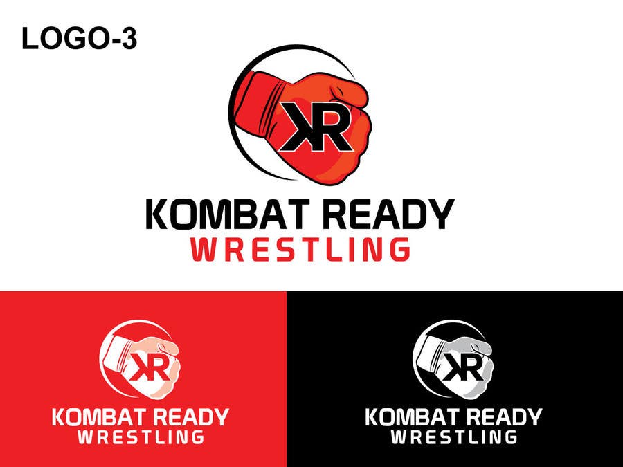 Kilpailutyö #137 kilpailussa                                                 Kombat Ready Westling Logo Design
                                            