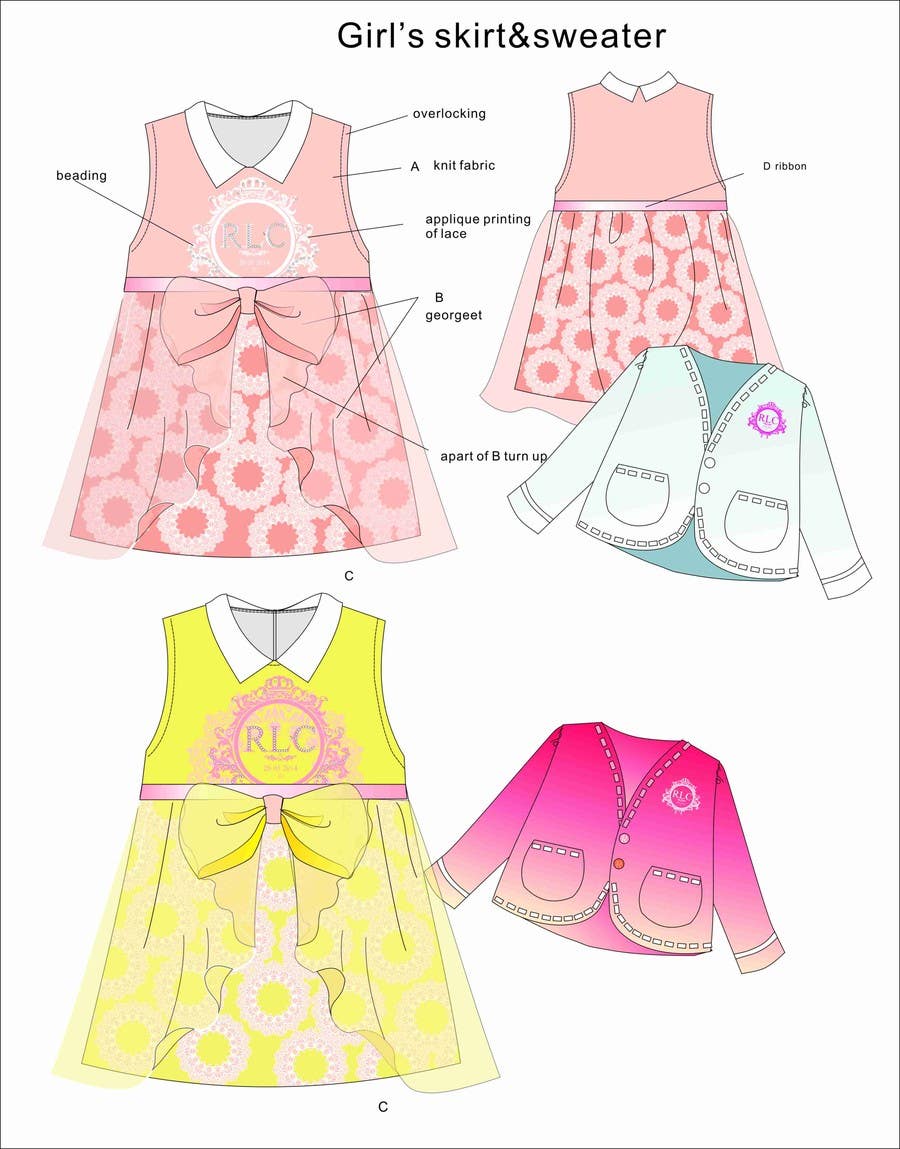 Kilpailutyö #50 kilpailussa                                                 Design some Fashion for my baby girl
                                            