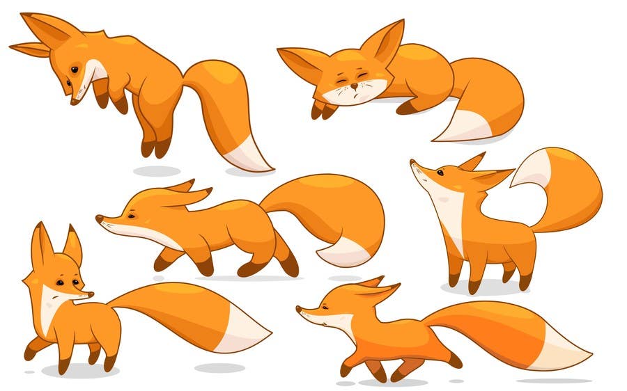 Contest Entry #42 for                                                 Fox Illustration - New 10 poses/positions
                                            