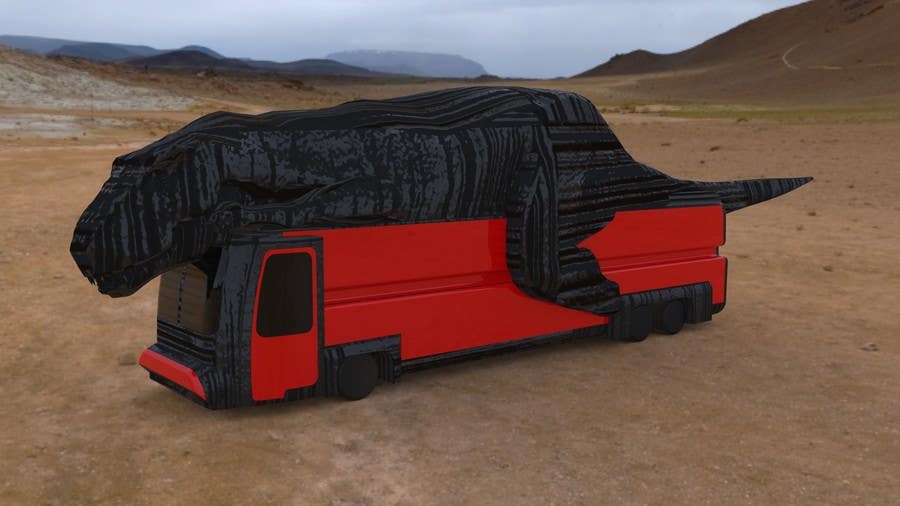 Penyertaan Peraduan #7 untuk                                                 Draw plans for a bus that looks like a 30 foot tall Dinosaur
                                            