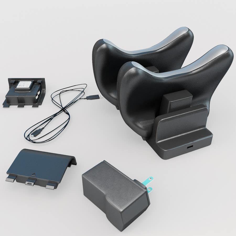 Proposition n°8 du concours                                                 Need 3D Photo Realistic Image for Xbox one Charging station
                                            