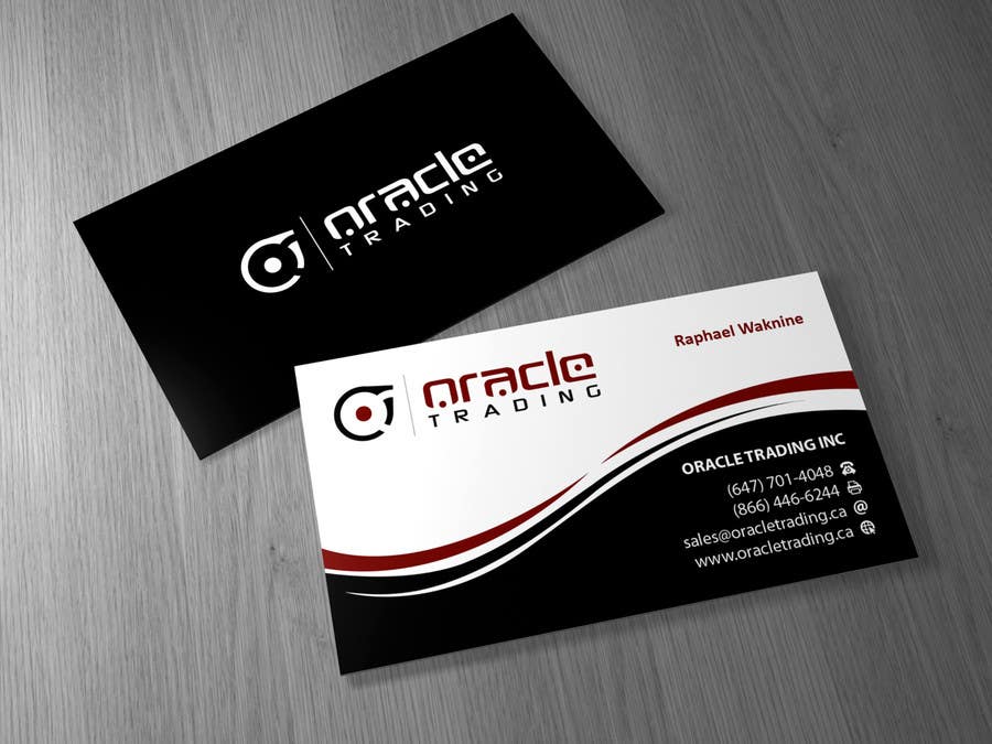 
                                                                                                                        Konkurrenceindlæg #                                            18
                                         for                                             Business Card + Letterhead Design for ORACLE TRADING INC.
                                        