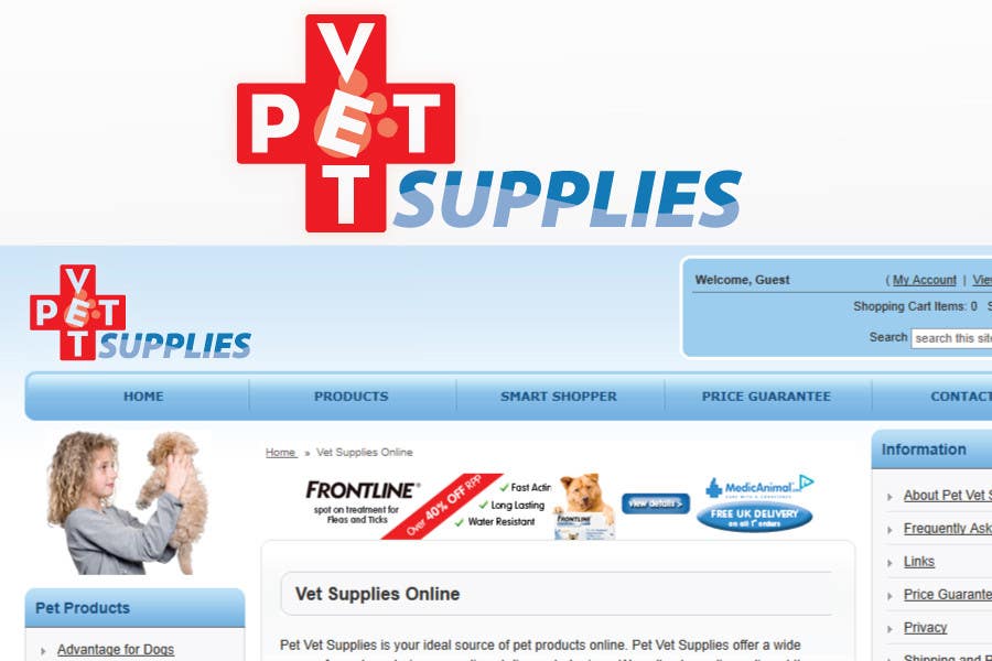 Inscrição nº 107 do Concurso para                                                 Logo Design for Pet Vet Supplies
                                            