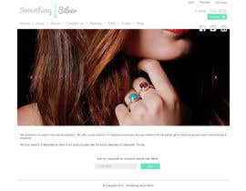 #34 para Need Simple Minimalist Website and Blog Design Mockup: PSD Only for Jewelry Site por cayman85