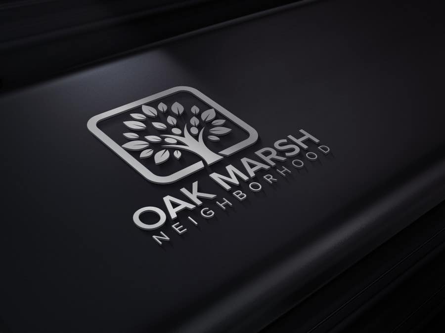 Proposition n°102 du concours                                                 Oak Marsh Neighborhood Logo
                                            