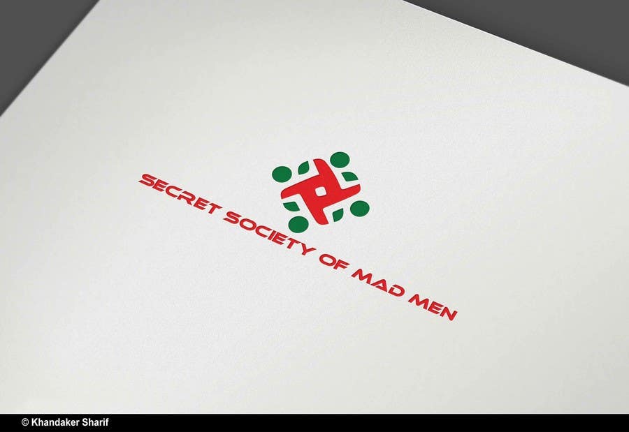 Proposition n°42 du concours                                                 Logo for the society of mad men
                                            