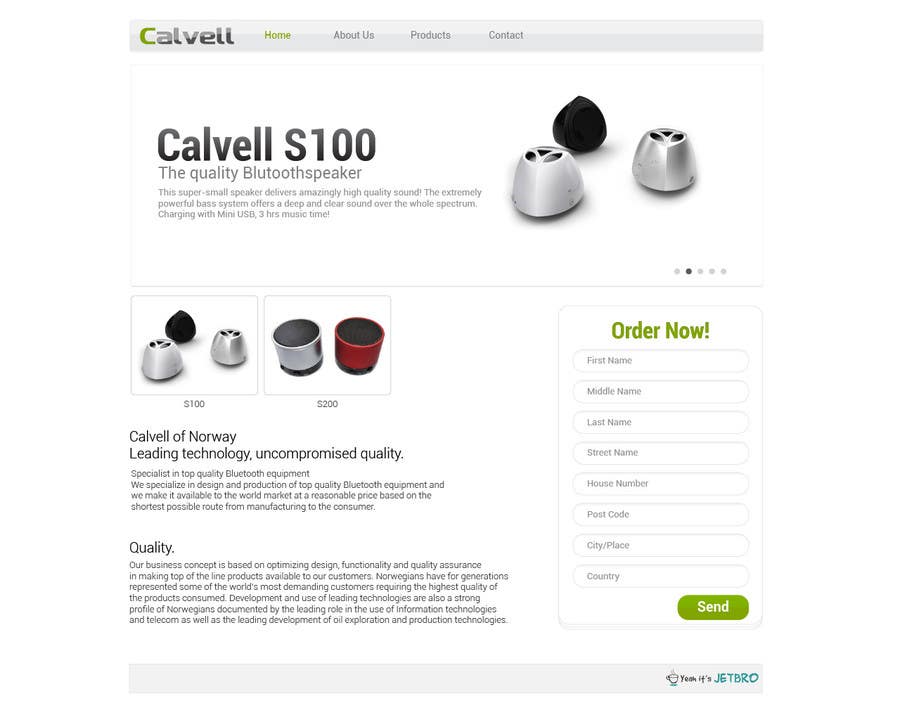 Proposition n°15 du concours                                                 Website Design for Calvell.com
                                            
