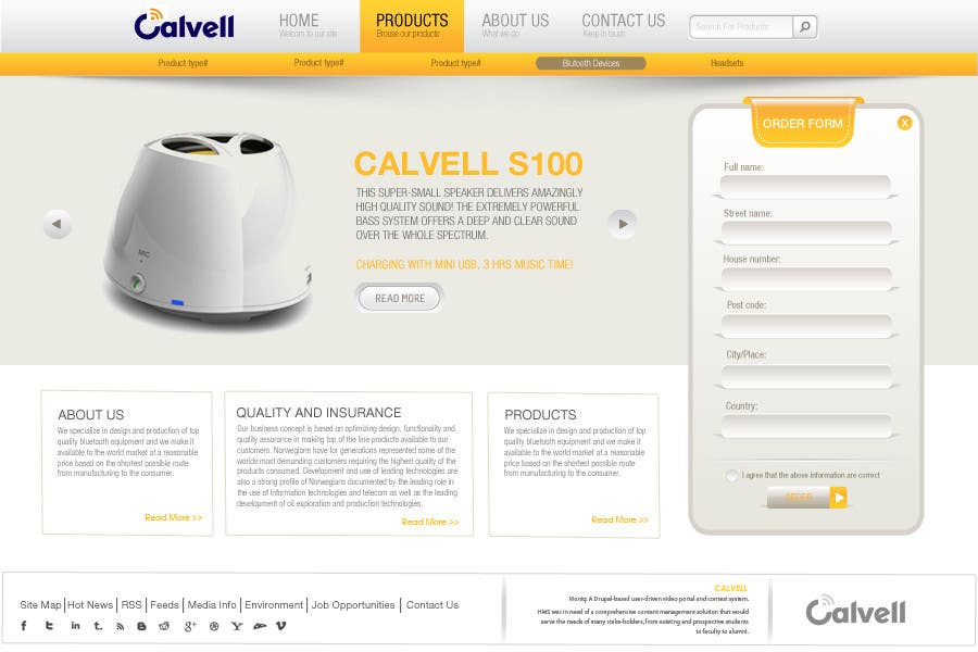 Konkurrenceindlæg #27 for                                                 Website Design for Calvell.com
                                            