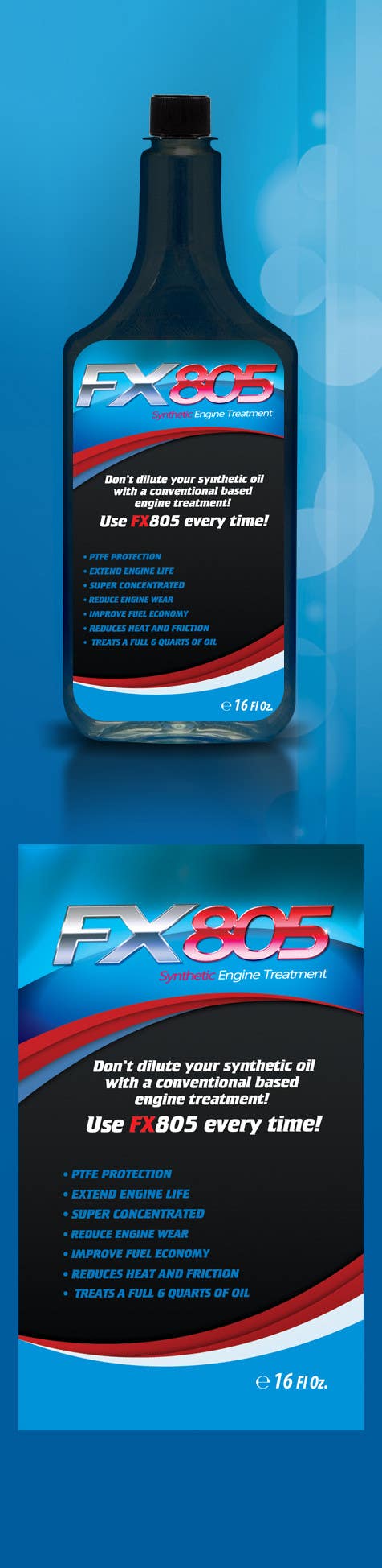 Konkurrenceindlæg #21 for                                                 Print & Packaging Design for Throttle Muscle FX805
                                            