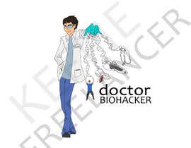 keffie tarafından Design/Draw an Avatar Picture for &quot;Dr.Biohacker&quot; (as described) için no 6