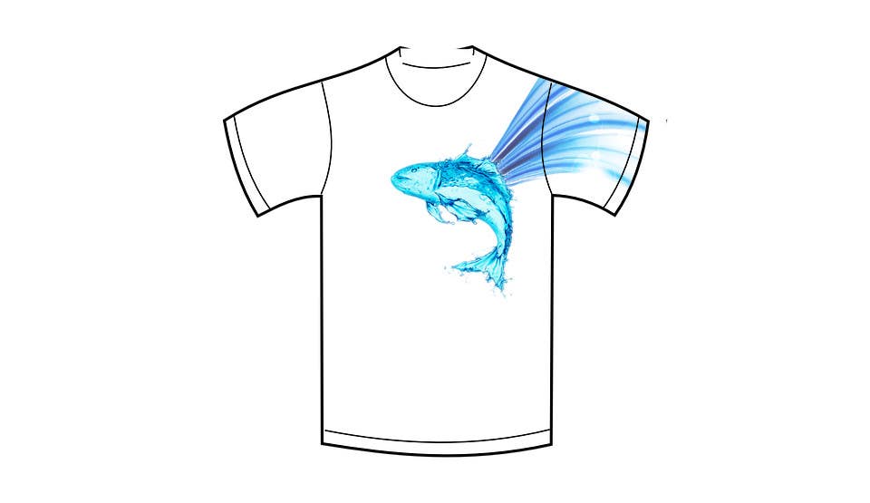 Proposition n°1 du concours                                                 T shirt fishing Graphic Design
                                            