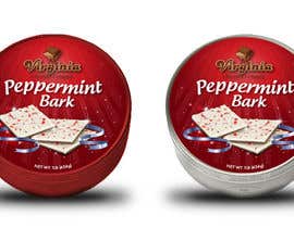 #34 untuk Create Print and Packaging Designs for Peppermint Bark Tin oleh holiday26