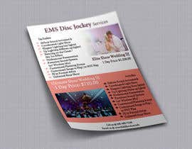 nº 15 pour Design a Flyer for EMS Disc Jockey Flyer par imeldasahol 