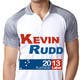 Miniatura da Inscrição nº 327 do Concurso para                                                     T-shirt Design for Help Former Australian Prime Minister Kevin Rudd design an election T-shirt!
                                                