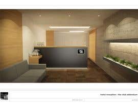 #51 for Design a hotel restaurant reception area (interior design) af ArchThom