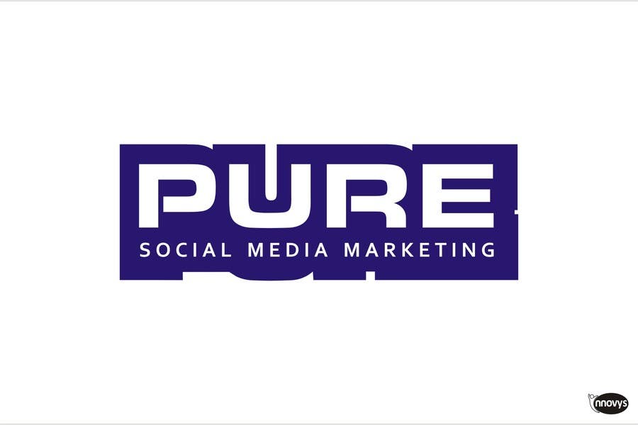 Kilpailutyö #343 kilpailussa                                                 Logo Design for PURE Social Media Marketing
                                            