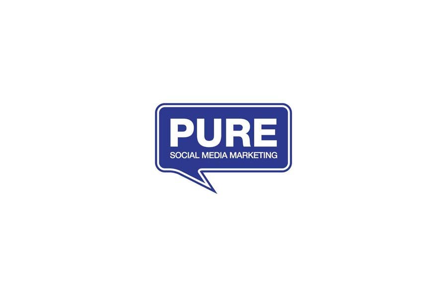 Inscrição nº 71 do Concurso para                                                 Logo Design for PURE Social Media Marketing
                                            