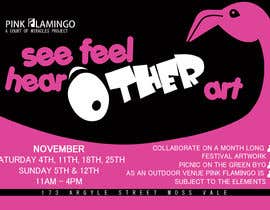 #14 for Pink Flamingo Pop Up Exhibition Flyer af FarzanaMedha
