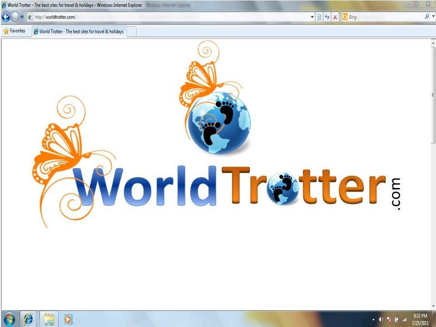 Participación en el concurso Nro.215 para                                                 Logo Design for travel website Worldtrotter.com
                                            