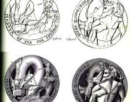 #18 dla Creative and unique water themed figure on a coin illustration needed przez AleksandraCagara