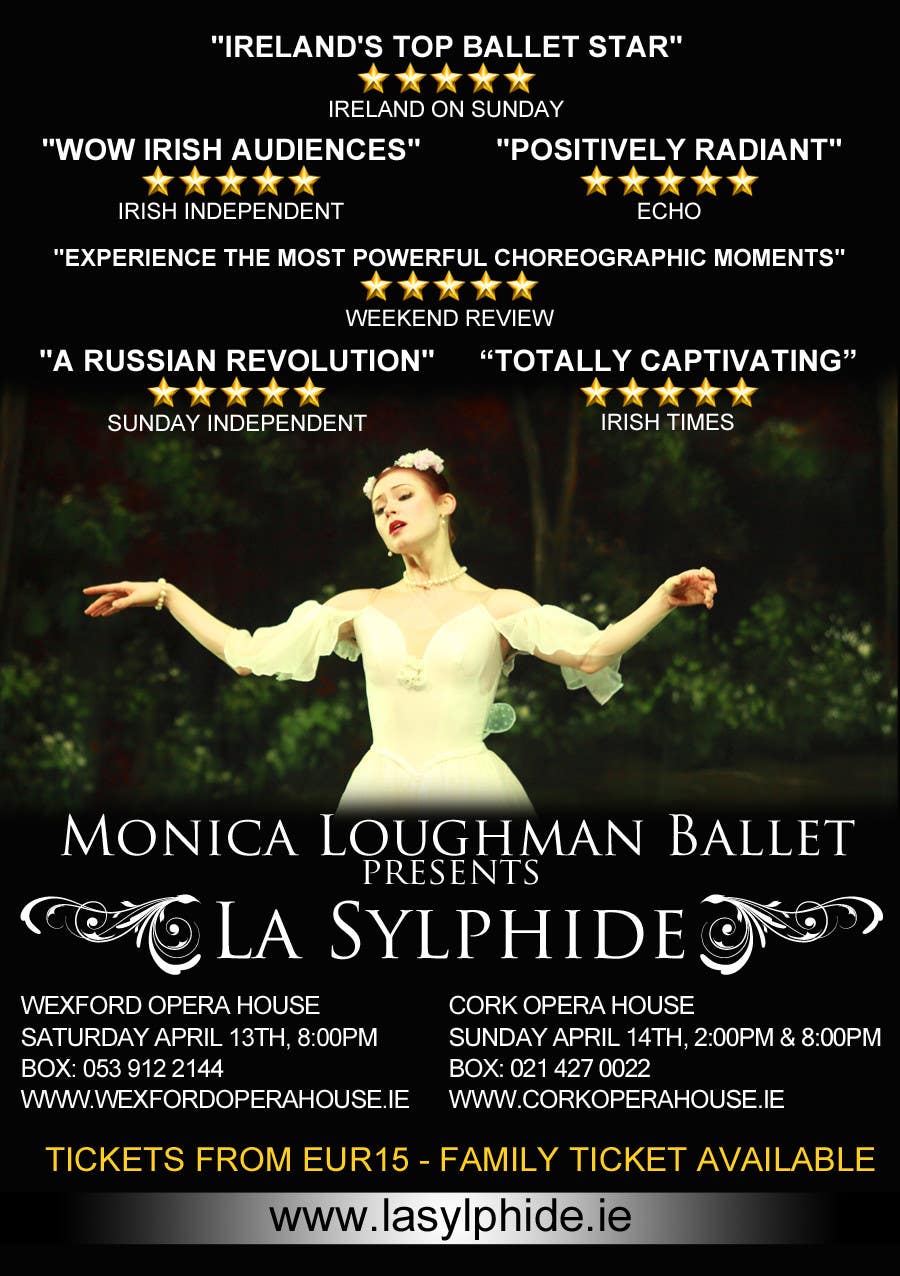 Penyertaan Peraduan #31 untuk                                                 Graphic Design for Ballet company for a ballet called La Sylphide
                                            