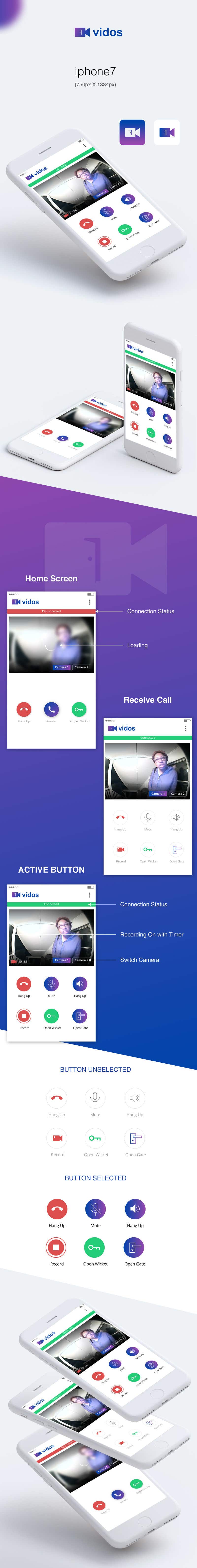 Participación en el concurso Nro.4 para                                                 Design an Mockup for Video Doorbell App
                                            