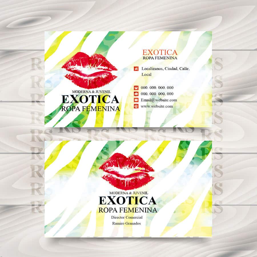 Entry #33 by raulsaldivia for Diseñar tarjetas de presentación TIENDA DE  ROPA FEMENINA | Freelancer