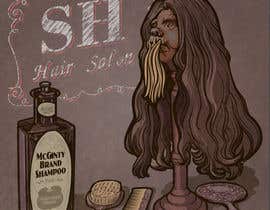 #13 untuk Shrunken Head with Shampoo. Illustration / Drawing oleh arzart