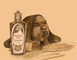#10 untuk Shrunken Head with Shampoo. Illustration / Drawing oleh marinasanc