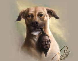 #32 untuk Dog with Shrunken Head in Mouth.... Drawing / Illustration oleh canache