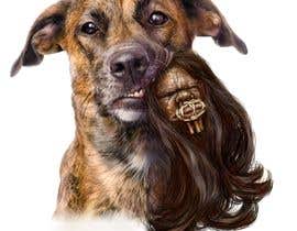 #33 untuk Dog with Shrunken Head in Mouth.... Drawing / Illustration oleh chris2845