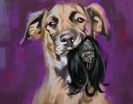 #26 untuk Dog with Shrunken Head in Mouth.... Drawing / Illustration oleh diegonavarrete