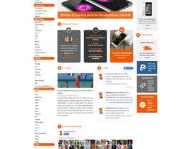nº 22 pour Design a Website Mockup for SmartPhone par AtomKrish 