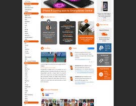 nº 23 pour Design a Website Mockup for SmartPhone par AtomKrish 