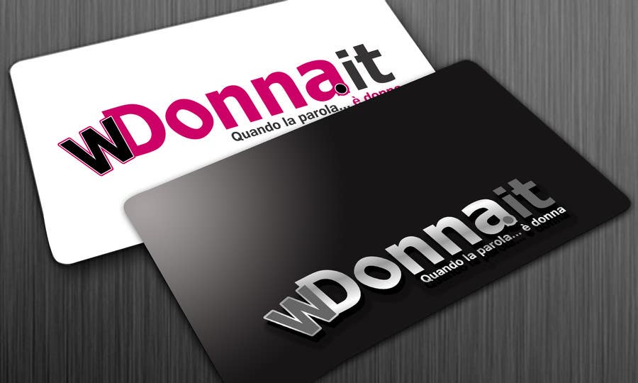 Intrarea #24 pentru concursul „                                                Logo Design for www.wdonna.it
                                            ”