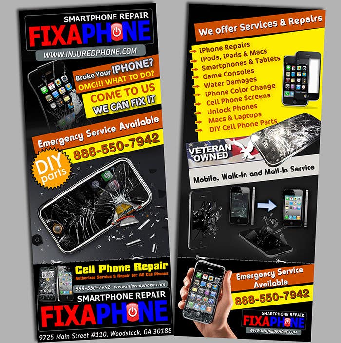 Intrarea #19 pentru concursul „                                                Graphic Design Flyer for Fix A Phone
                                            ”