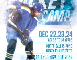 #59 for Christmas Hockey Camp Flyer by Graphicans