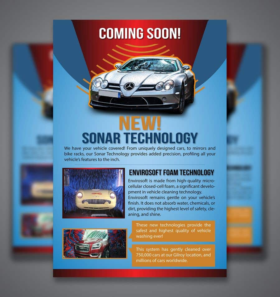 Συμμετοχή Διαγωνισμού #59 για                                                 POSTER FOR NEW CAR WASH TECHNOLOGY
                                            