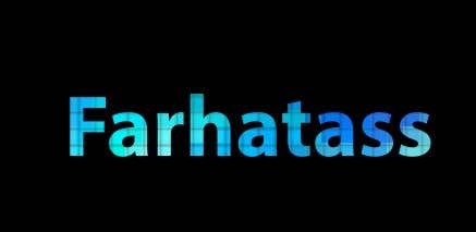 Tävlingsbidrag #4 för                                                 I have name Farhatass need to design a nice text logo ourt of it in english punjabi and urdu
                                            
