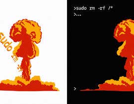 nº 63 pour Simple Illustration of a nuclear bomb for a T-Shirt par metoxil1981 