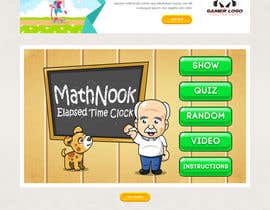 Nro 16 kilpailuun Design a 2 Page Website Mockup:  Main Page, Game Page and logo käyttäjältä zaxsol