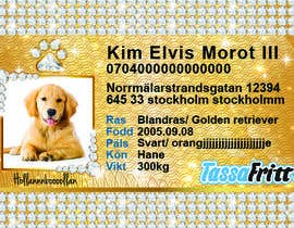 peraflorence tarafından Design a Pet ID-Card (for cats and dogs) theme Bling Bling için no 83