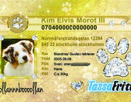 geekygrafixbc tarafından Design a Pet ID-Card (for cats and dogs) theme Bling Bling için no 75