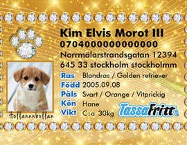 savitamane212 tarafından Design a Pet ID-Card (for cats and dogs) theme Bling Bling için no 78