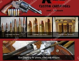 #10 for Design a Website Mockup for Custom Cartridges for Guns av markskayffsl