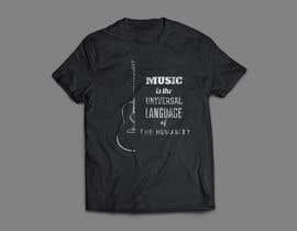 #14 para Fazer o Design de uma Camiseta sobre musica concurso por Marygonzalezgg