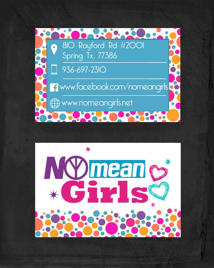 
                                                                                                                        Penyertaan Peraduan #                                            12
                                         untuk                                             Design some Business Cards for No Mean Girls
                                        
