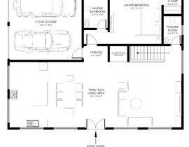 #34 for Turn Sketches/ideas into Floor plan-Must use space and materials efficiently by njunani