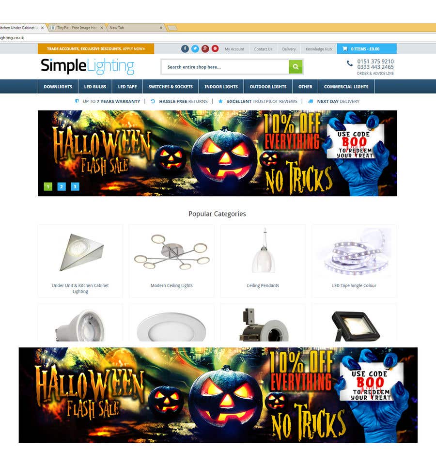 Συμμετοχή Διαγωνισμού #120 για                                                 Design a Fun Website Banner - Halloween theme
                                            