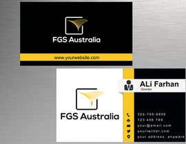 #26 for High quality business card for FGS Australia af Farhanali858